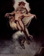 Johann Heinrich Fuseli Sleep and Death carrying away Sarpedon of Lycia oil painting reproduction